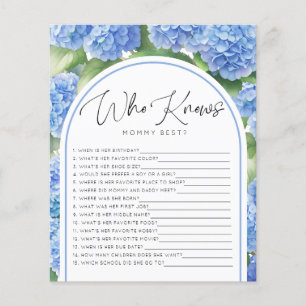 It's a Boy Hydrangea Who Knows Mummy Baby Games