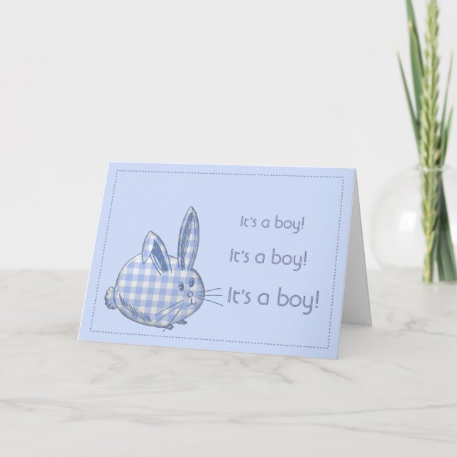 it's a boy! invitation (Front)