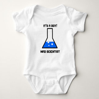It's a Boy!  Mad Scientist Baby Baby Bodysuit