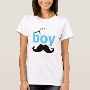 It's a Boy Moustache Baby Shower Maternity T Shirt