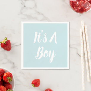 It's A Boy Napkin