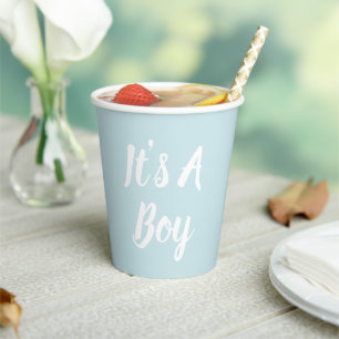 It's A Boy Paper Cups