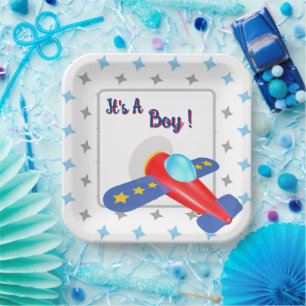 It's A Boy  Paper Plate