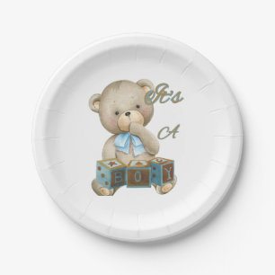 It's A Boy Paper Plates