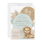 It's a boy Safari Theme Lion Baby Shower