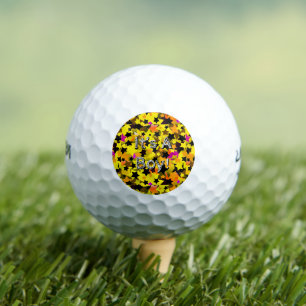 It's A Boy! Stars Yellow Golf Balls