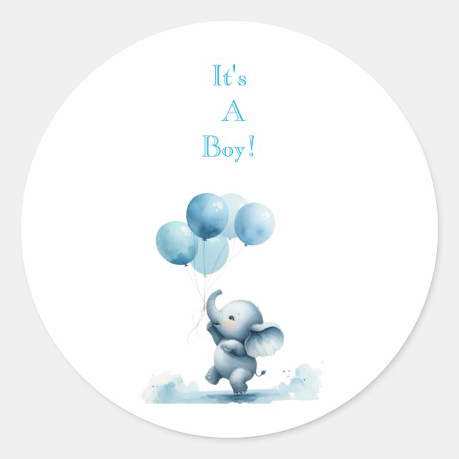 It's A Boy! Sticker (Front)