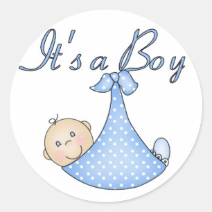 It's a Boy stickers