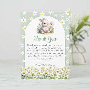 It's A Boy Teddy Bear Baby Shower Thank You Card