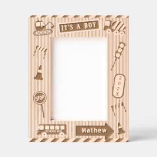 Its a Boy Transportation 5x7 Etched Frames