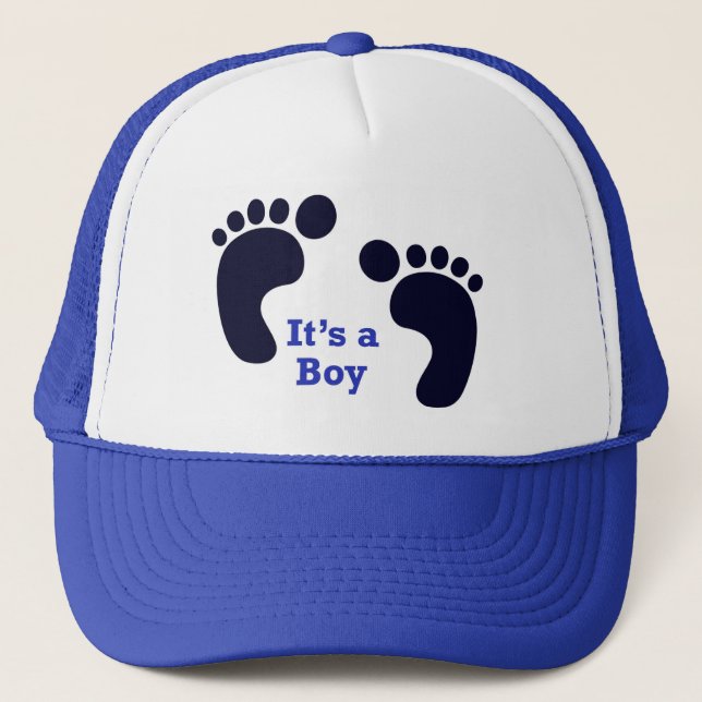 its a boy trucker hat (Front)
