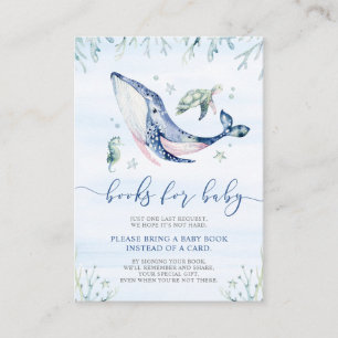 It's a Boy Under the Sea Books for Baby Enclosure Card