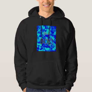 Its A Boy With A Sweet Blue Heart Baby Shower Gend Hoodie