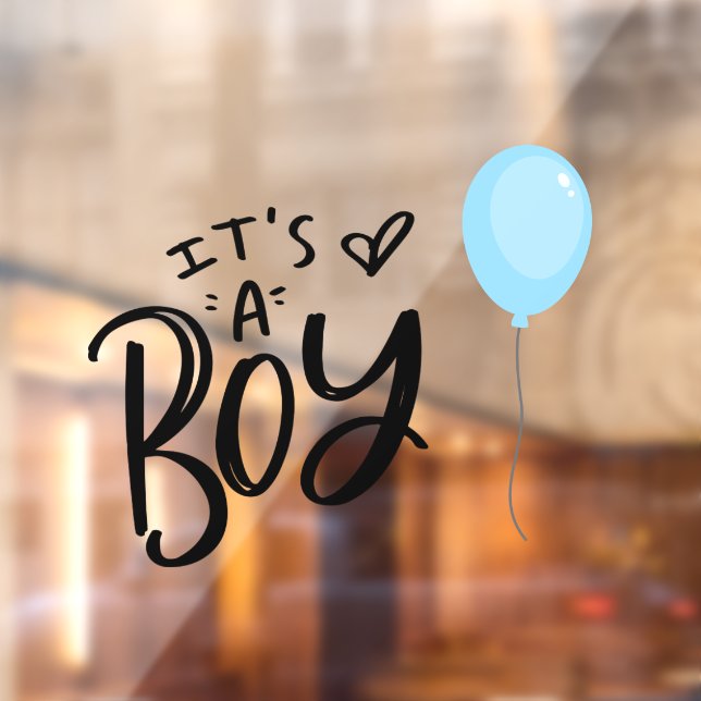 It's A Boy with Blue Balloon  (Sheet 2)