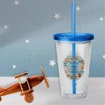 It's A Boy Wooden | Stuffed Toys Baby Shower Acrylic Tumbler<br><div class="desc">Introducing a delightful and charming Baby Shower design, perfect for celebrating the arrival of a baby boy. This design showcases a whimsical arrangement of various wooden blocks, adorable transport toys, and cuddly stuffed animals, creating an enchanting scene that will captivate everyone's hearts. The centerpiece of this design is an assortment...</div>