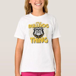 Its a bulldog things basketball shirt - cream 