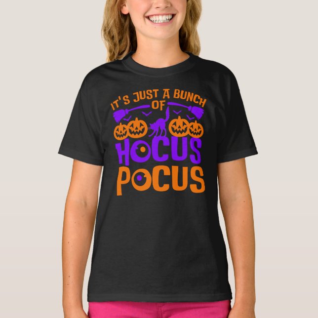 It's A Bunch Of Hocus Pocus Halloween T-Shirt (Front)