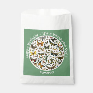 It's a Butterfly Birthday, Collage Items for Party Favour Bags