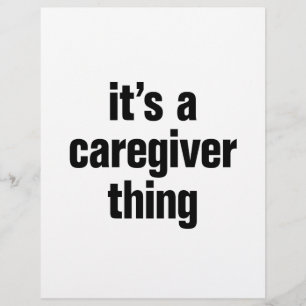 its a caregiver thing flyer