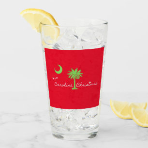 It's A Carolina Christmas South Carolina Holiday Glass