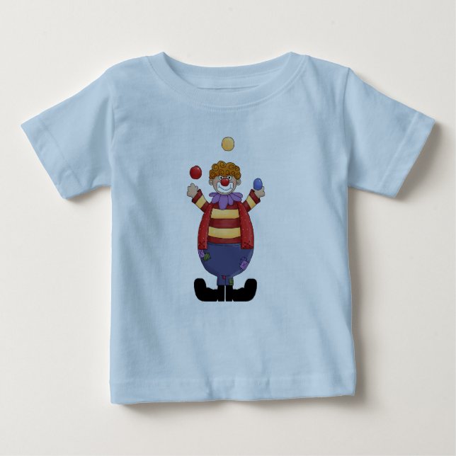 It's a Circus! Juggling Clown Baby T-Shirt (Front)