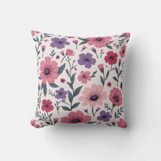 It's a cushion mixed with pink flowers and purple.