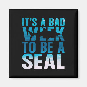 Its A D Week To Be A Seal Shark Lover Ocean Animal Magnet