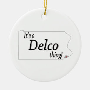 Its a DELCO thing! Ceramic Tree Decoration