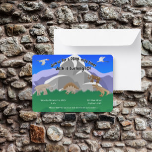 It's a DINO-Mite Birthday Invitation