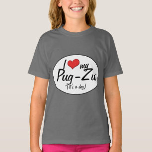 It's a Dog! I Love My Pug-Zu T-Shirt