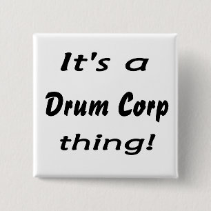 It's a drum corp thing! 15 cm square badge