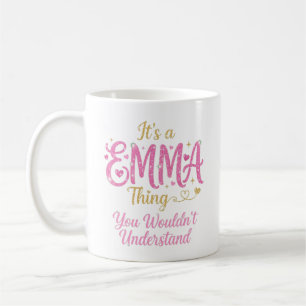 It's A Emma Thing Pink Gold Women Gift Coffee Mug