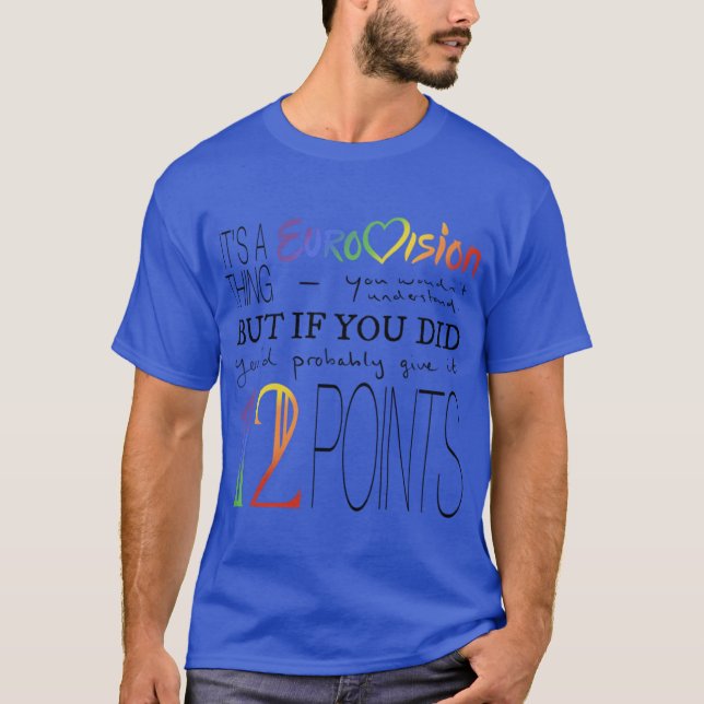Its a Eurovisionhing retro T-Shirt (Front)