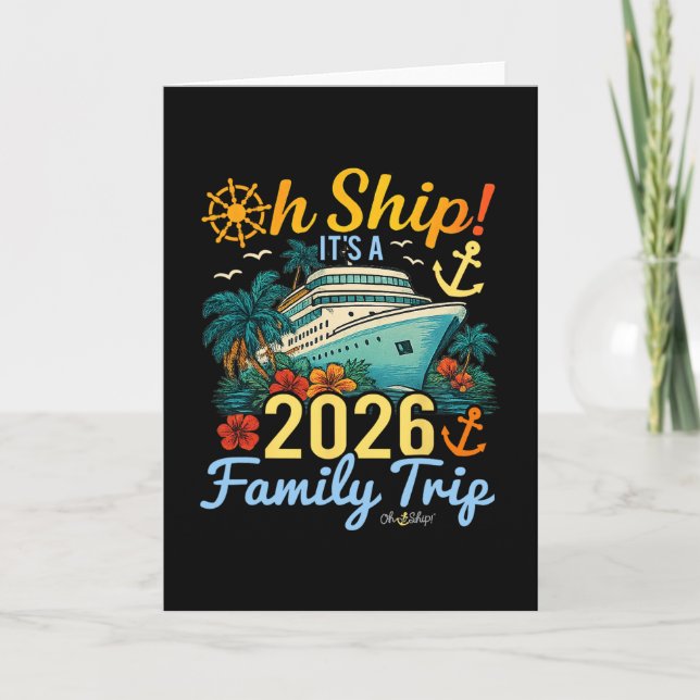 It's A Family Trip 2026  Card (Front)