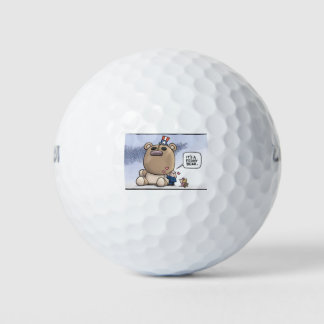 It's a Feddy Bear Golf Balls