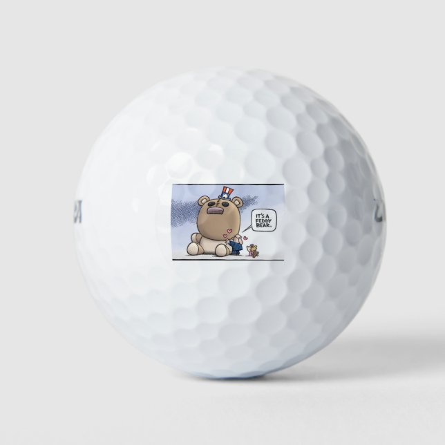 It's a Feddy Bear Golf Balls (Front)