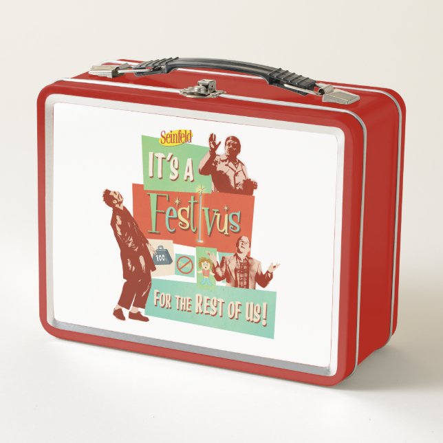 It's a Festivus for the Rest of Us Metal Lunch Box (Front)