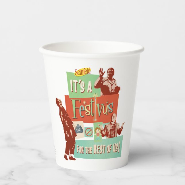 It's a Festivus for the Rest of Us Paper Cups (Front)