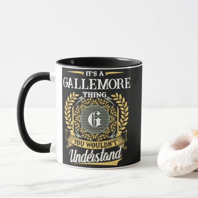 It's a GALLEMORE Thing You Wouldn't Understand Mug (With Donut)