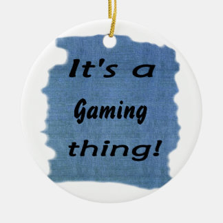 It's a gaming thing! ceramic tree decoration