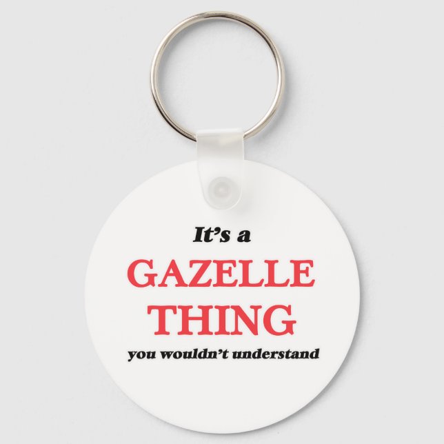 It's a Gazelle thing, you wouldn't understand Key Ring (Front)
