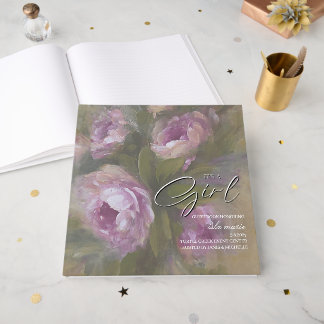 It's A Girl 12 x 12" Guest Book