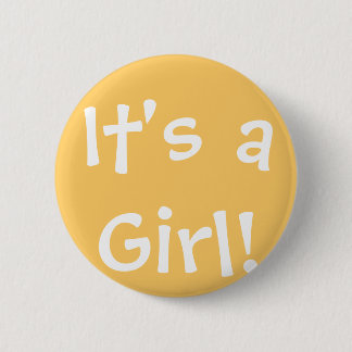 It's a Girl! 6 Cm Round Badge
