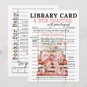 It's a Girl! A New Chapter Baby Shower Invitation