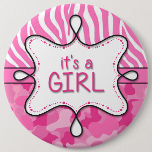 It's a Girl Announcement Pin 3