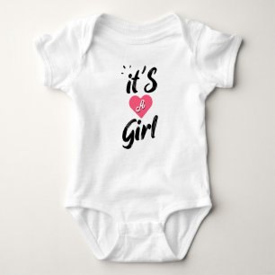 It's a girl baby bodysuit