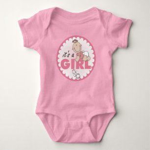 It's A Girl Baby Bodysuit