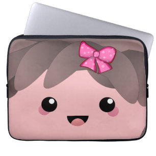 Its A Girl Baby Girl Gender Reveal Laptop Sleeve