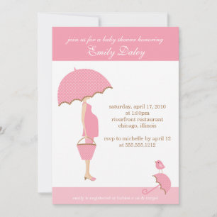 {it's a girl!} baby shower invitation
