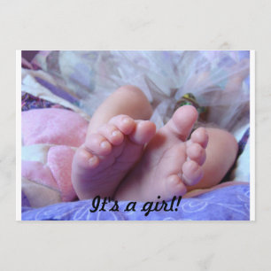 It's a girl! Baby Shower Invitations